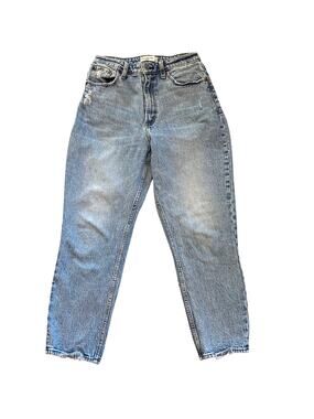 Abercrombie & Fitch Jeans Womens Size 6 Blue Acid Wash The Mom High Rise Y2K
